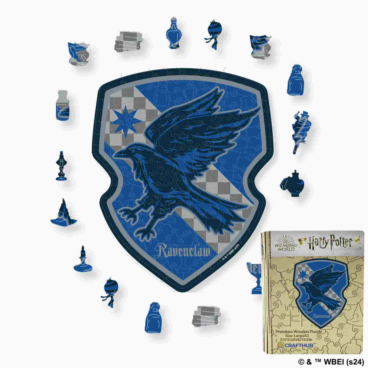 Harry Potter Ravenclaw V benskjold Kollegiestolthed Puslespil I Tr Harry Potter Ravenclaw V benskjold Kollegiestolthed Puslespil I Tr
