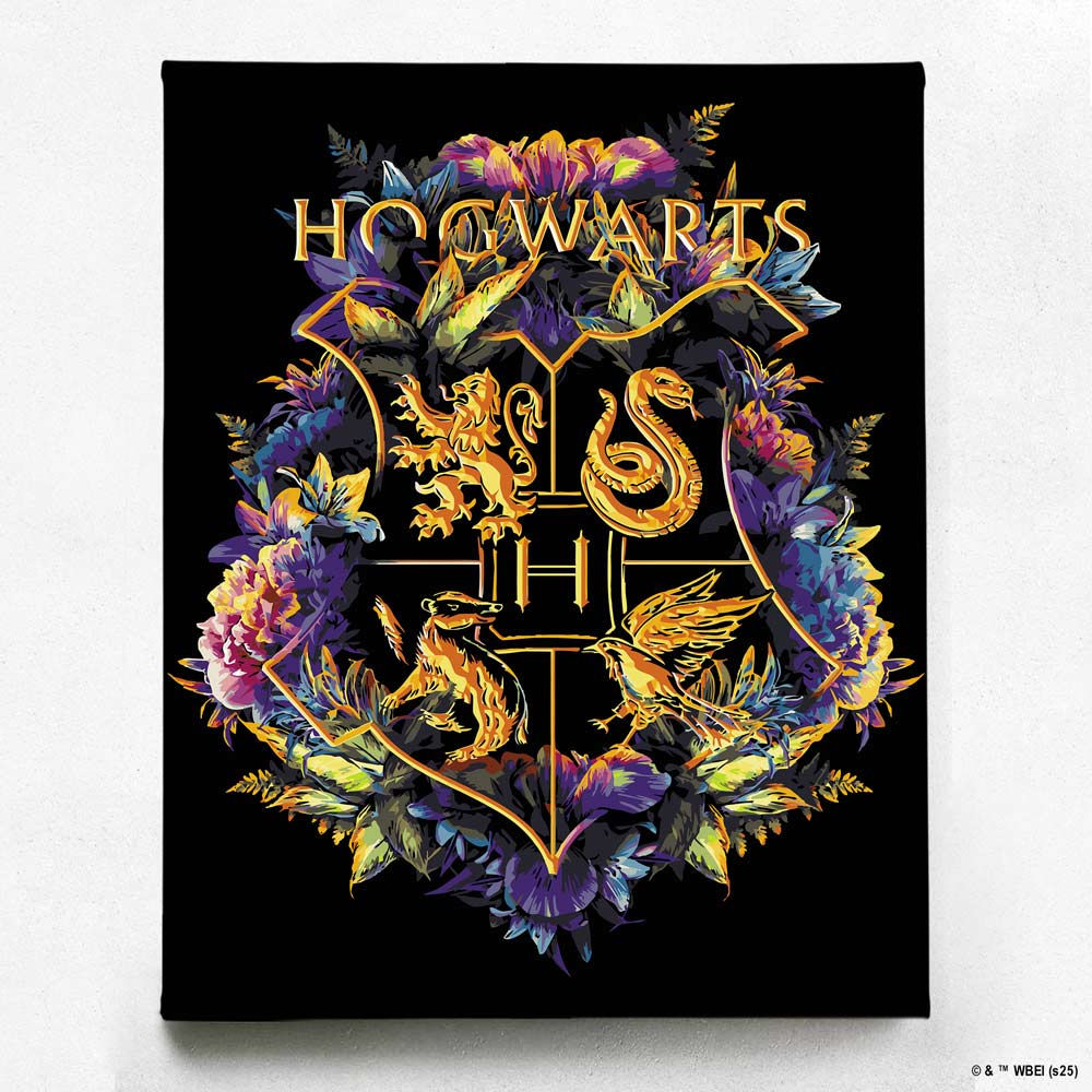 Animal Jigsaw Puzzle > Wooden Jigsaw Puzzle > Jigsaw Puzzle 40x50cm Hogwarts Crest - Paint by Numbers Kit