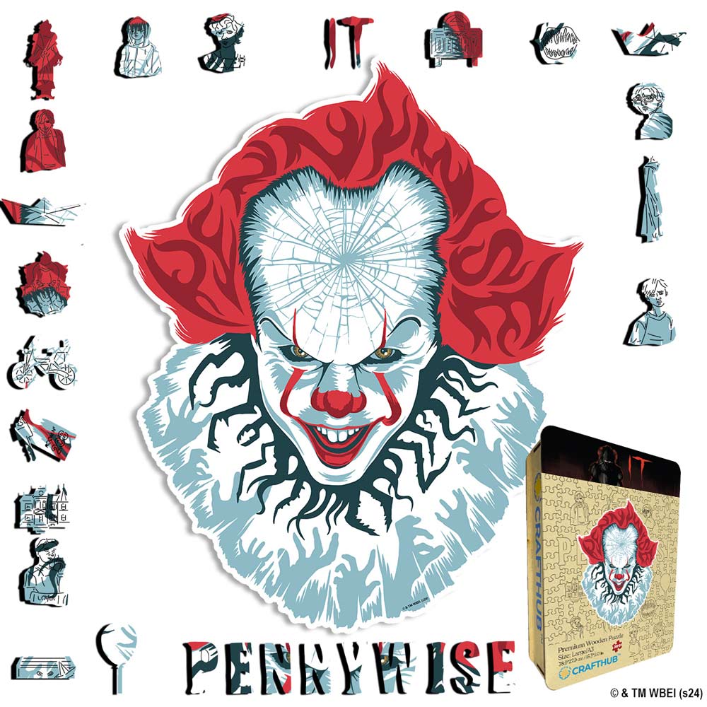 Pennywise lever - puslespil af træ