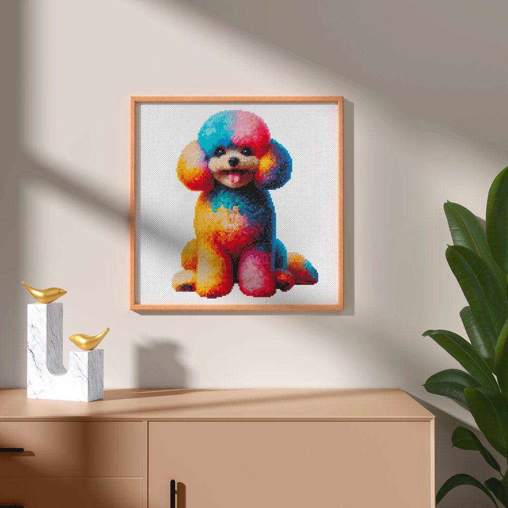 15.7"x15.7" / 40cm x 40cm Toy Poodle Dog - Diamond Painting Kit