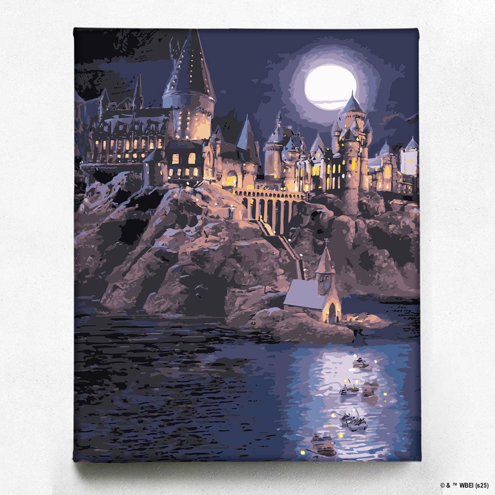 Animal Jigsaw Puzzle > Wooden Jigsaw Puzzle > Jigsaw Puzzle 40x50cm Harry Potter - Boats To Hogwarts Paint by Numbers