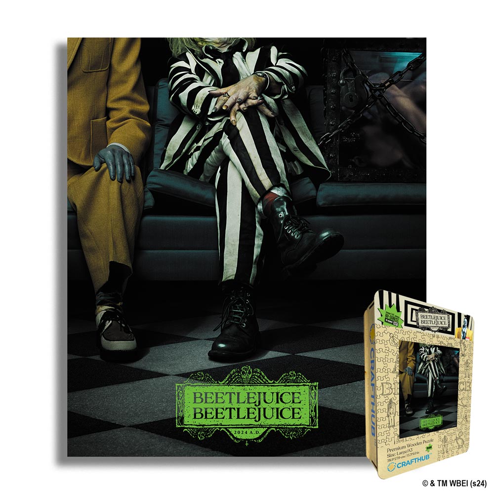 Beetlejuice - puslespil af træ