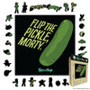 Animal Jigsaw Puzzle > Wooden Jigsaw Puzzle > Jigsaw Puzzle A4 + Wooden Gift Box Flip The Pickle, Morty - Wooden Jigsaw Puzzle