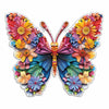 Animal Jigsaw Puzzle > Wooden Jigsaw Puzzle > Jigsaw Puzzle Floral Butterfly - Jigsaw Puzzle