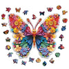 Animal Jigsaw Puzzle > Wooden Jigsaw Puzzle > Jigsaw Puzzle A5 Floral Butterfly - Jigsaw Puzzle