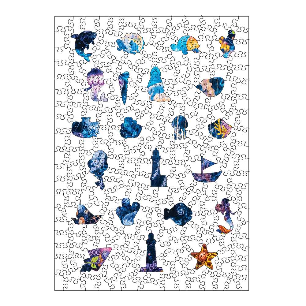 Havglød - Træpuslespil