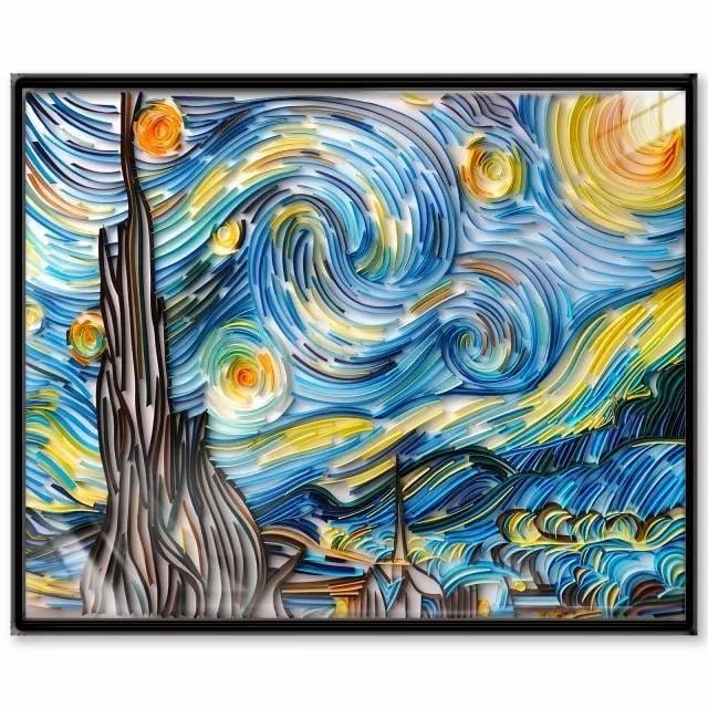 Quilling Art Filigree Painting Kit - Starry Sky