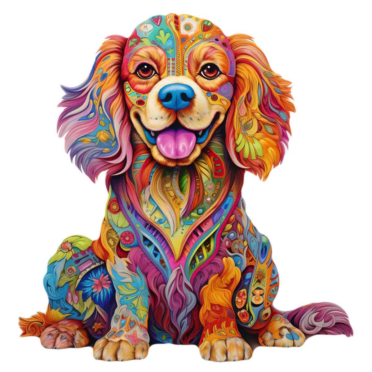 Animal Jigsaw Puzzle > Wooden Jigsaw Puzzle > Jigsaw Puzzle A3 Cavalier King Charles Spaniel Dog - Jigsaw Puzzle