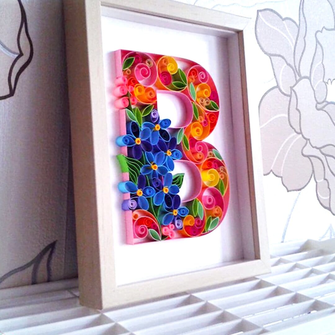 Quilling Art Filigree Painting Kit - Letters